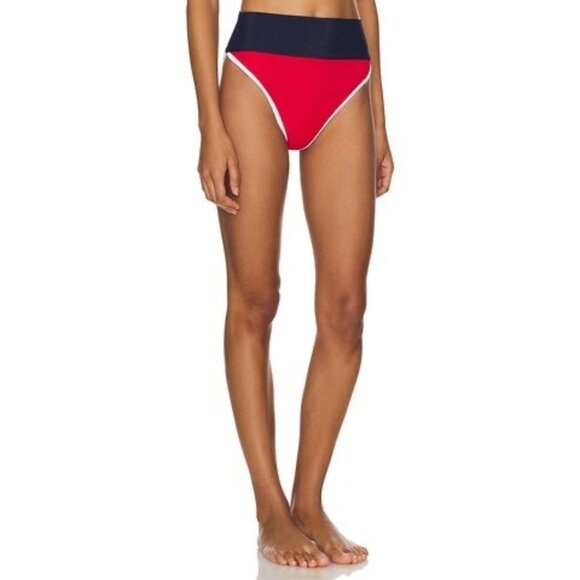 New BEACH RIOT Eva Bottom in‎ Americana Colorblock Size S - Picture 1 of 11